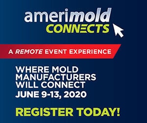 Amerimold Connects remote event for mold manufacturers June 2020.